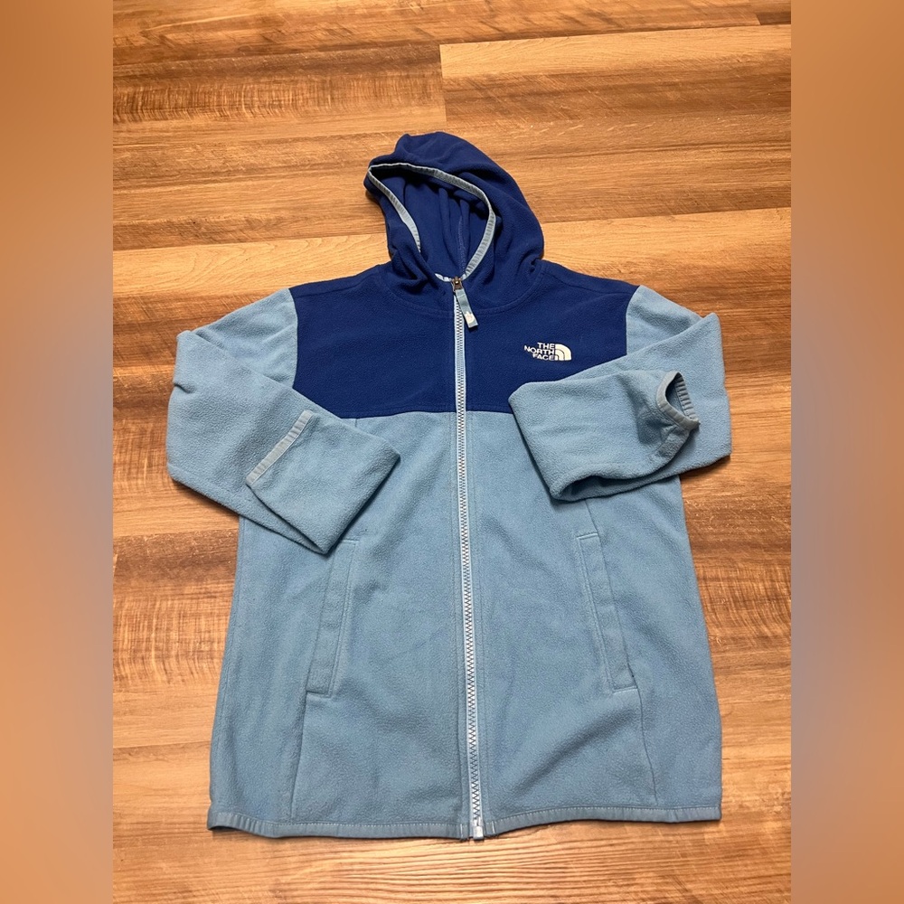 Boys North Face Light Fleece Zipup